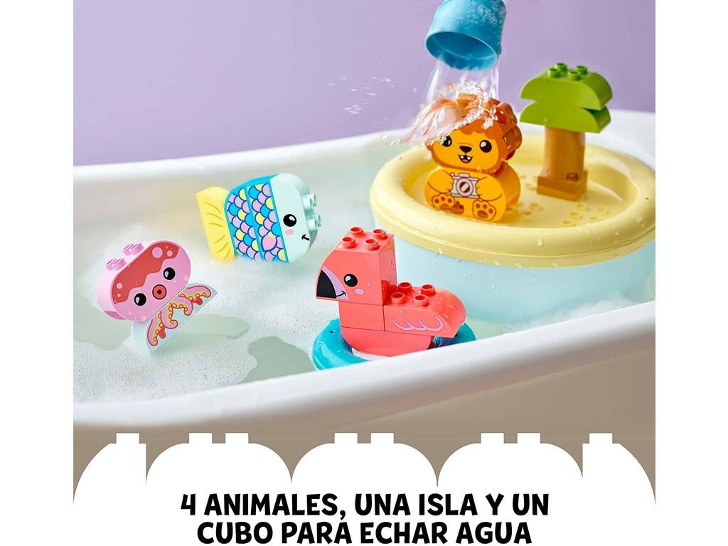 Lego Duplo Bath Fun Floating Animal Island 10966