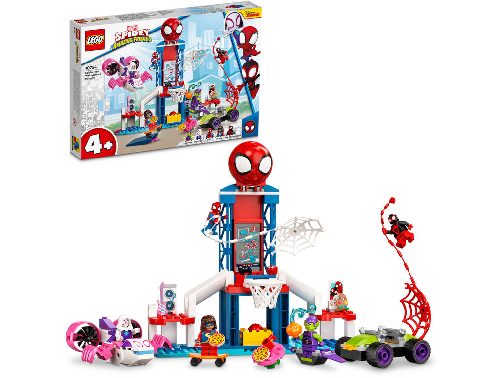 Lego Marvel Cuartel General Arácnido de Spiderman 10784