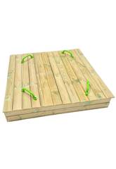 Oben M Holz Sandkasten mit Deckel Masgames MA600090