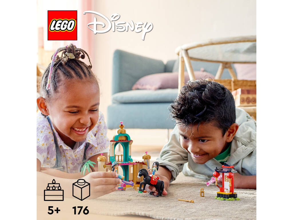 Lego Disney Princess Aventura de Jasmine e Mulán 43208