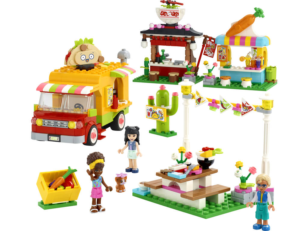 Lego Friends Mercado de Comida de Rua 41701