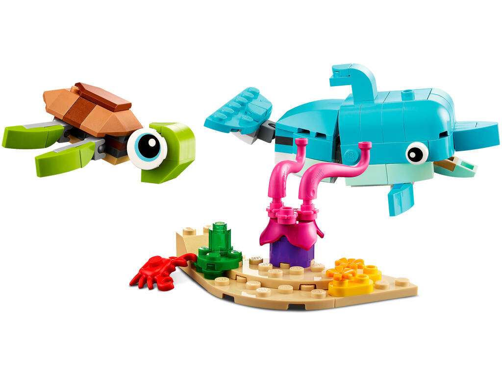 Lego Creator Delfín y Tortuga 31128