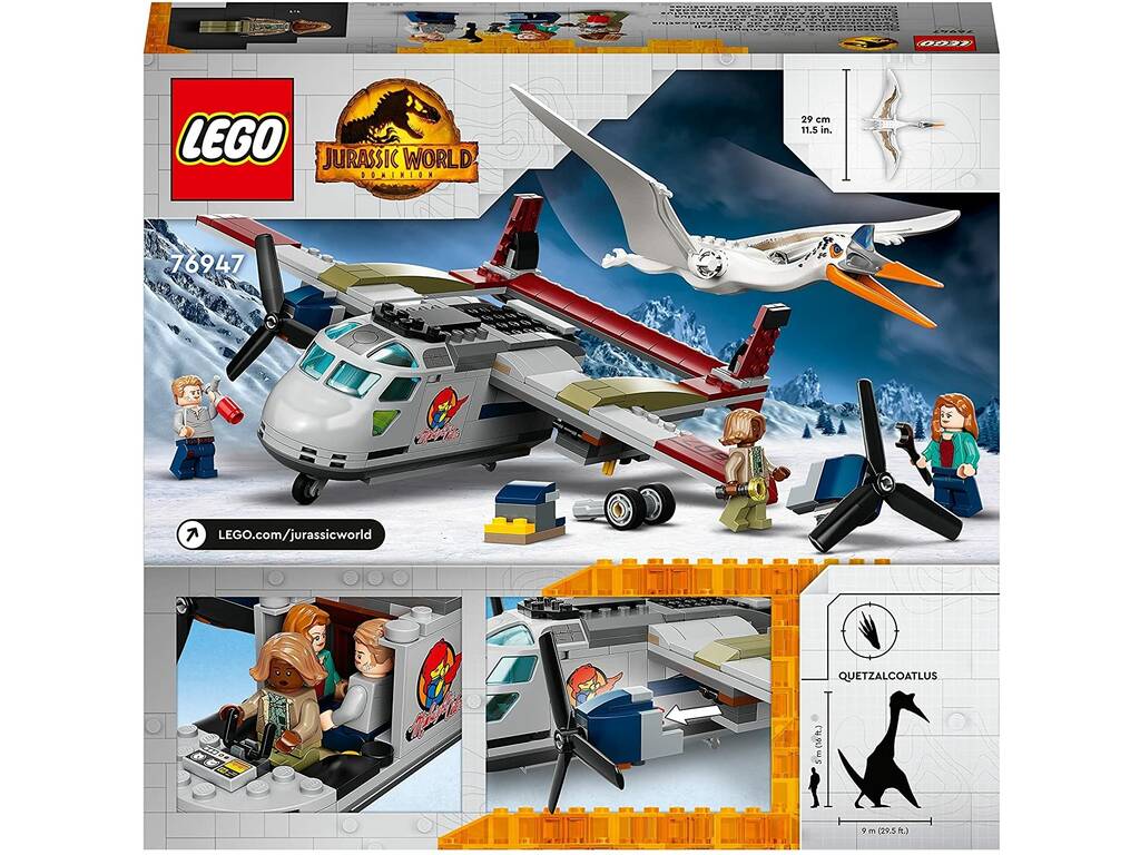 Lego Jurassic World Luftangriff des Quetzalcoatlus 76947