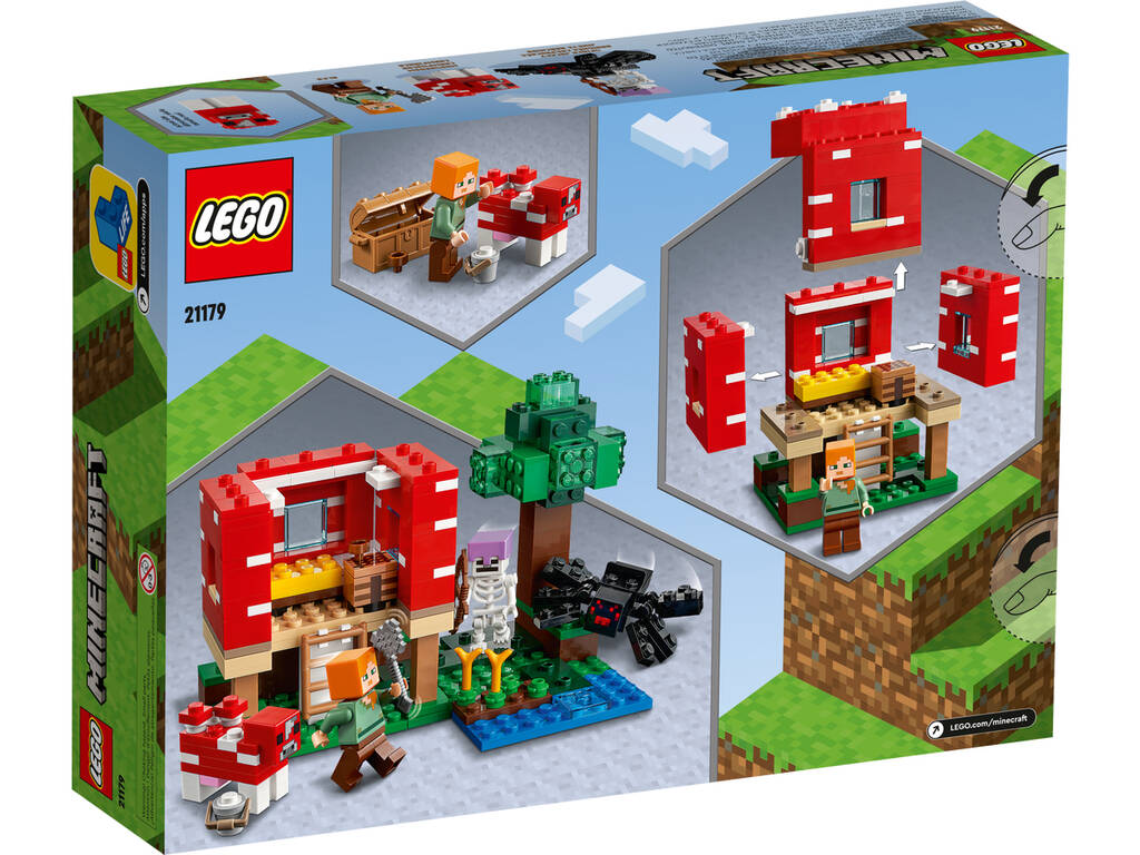 Lego Minecraft La Casa Champiñón 21179
