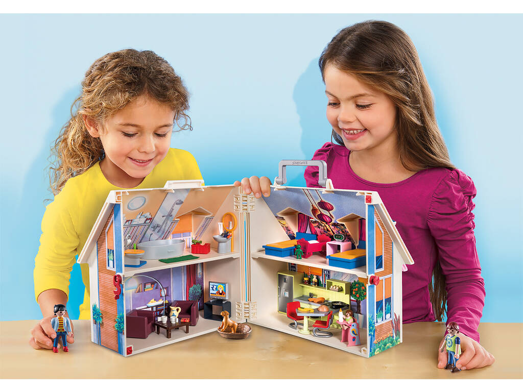 Playmobil Casa delle Bambole Portatile 70985