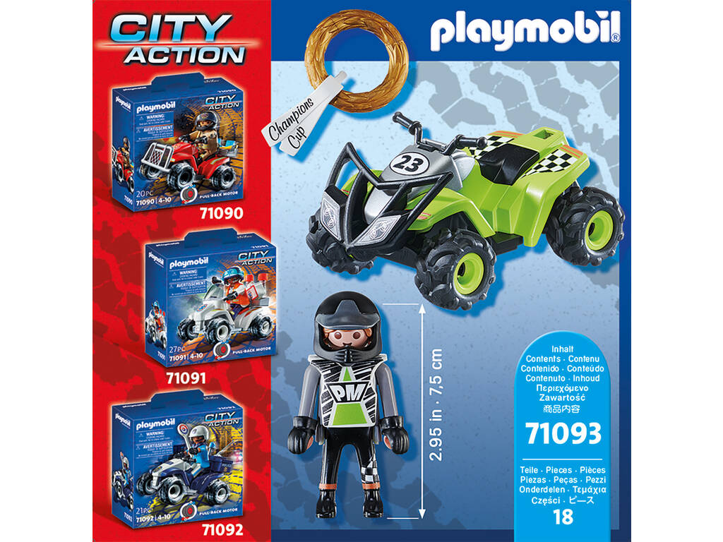 Playmobil Rennen Speed Quad 71093