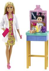 Barbie Pediatra Rubia Mattel GTN51