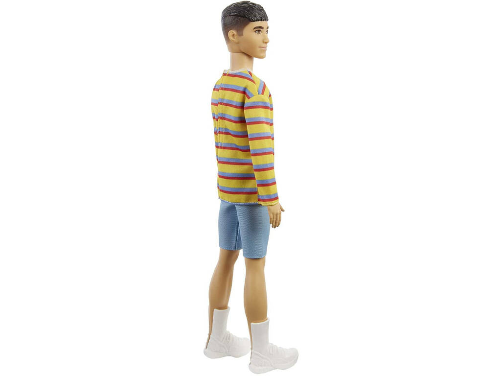 Ken Fashionista Striped Oversized T-Shirt Mattel GRB91