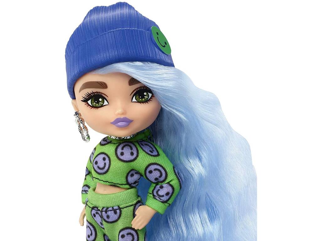 Barbie Extra Minis Cabelo Azul Gelo Mattel HGP65
