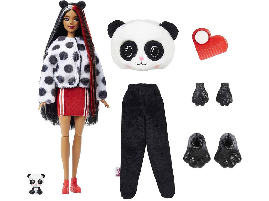 Barbie Cutie Reveal Panda Puppe Mattel HHG22