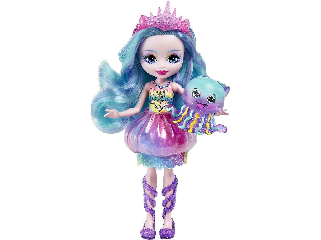 Enchantimals Royal Ocean Kingdom Muñeca Jelanie Jellyfish Mattel HFF34