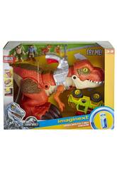 Imaginext Jurassic World Tirannosauro Megamandiboli in fuga Mattel GPN62