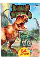 Dino World con Pegatinas en Relieve Depesche 11881