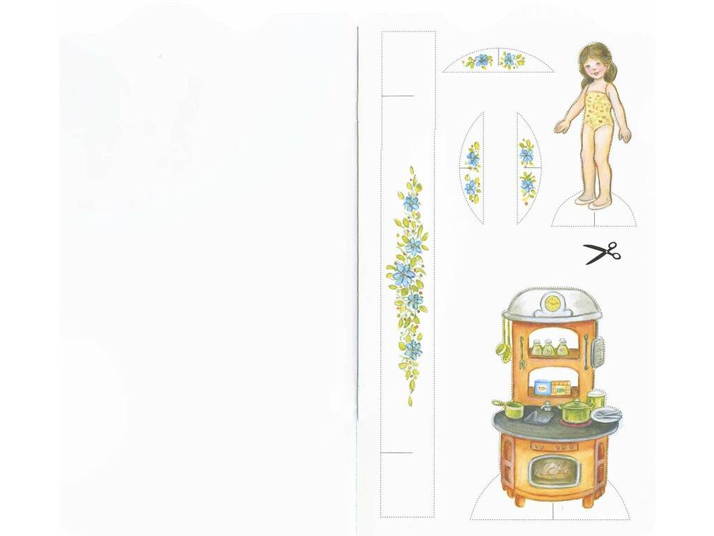 Livre Muñecas Peponas avec découpes de Lourdes