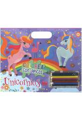 Crayons de couleur pour licornes Susaeta S3484002