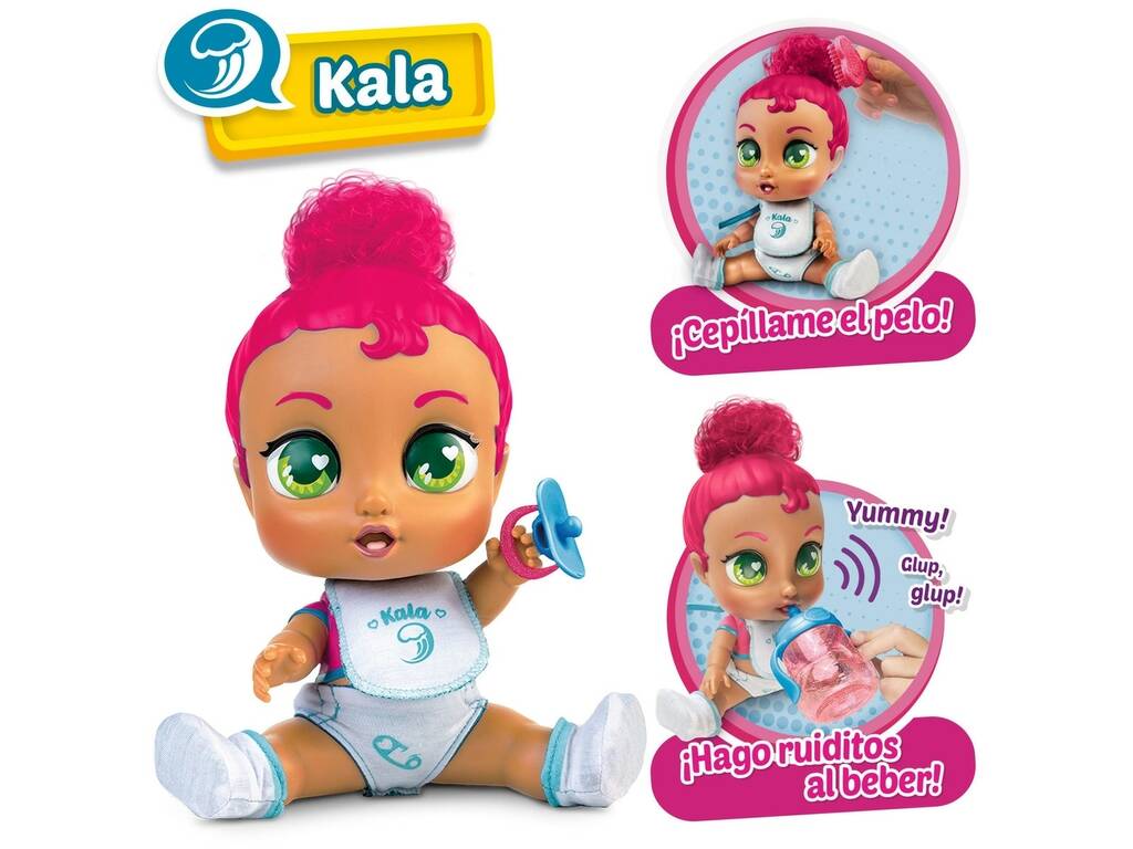 Super Cute Little Babies Boneca Kala Glitze Cool Famosa UPU02300