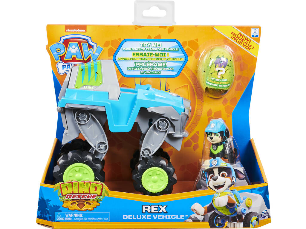 Paw Patrol Veicolo Deluxe Rex Spin Master 6059329
