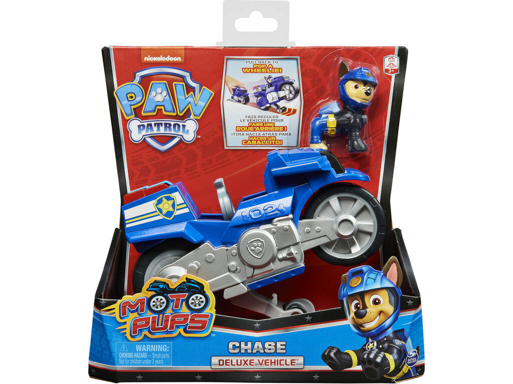 Paw Patrol Moto Pups Chase Veicolo Deluxe Spin Master 6061223