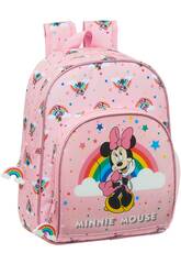 Kinder Minnie Mouse Trolley Anpassbarer Rucksack Rainbow Safta 612112609