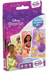 Disney Princesses Jeu de Cartes Enfant Shuffle 4 en 1 Fournier 10027510