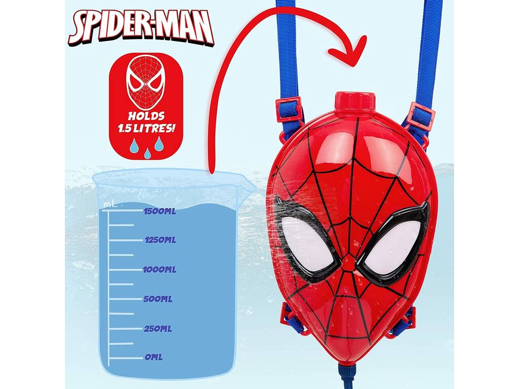 Spiderman Pistolet à eau Valuvic avec sac à dos Valuvic SPE-3377