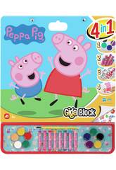 Giga Block Peppa Pig 4 em 1 Cefa Toys 21867