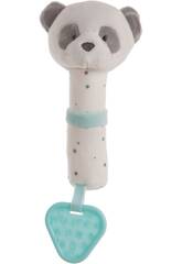 Apito Mordedor Baby Panda Água Marinha 20 cm. Criações Llopis 25621