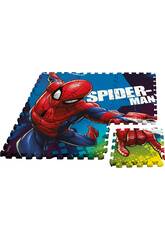 Spiderman Teppich Puzzle Eva 9 Teile mit Tasche Kids Euroswan MV16002