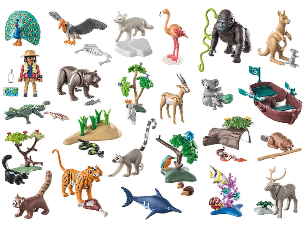Playmobil Wiltopia Calendario dell'Avvento Viaggio degli animali intorno al mondo 71006