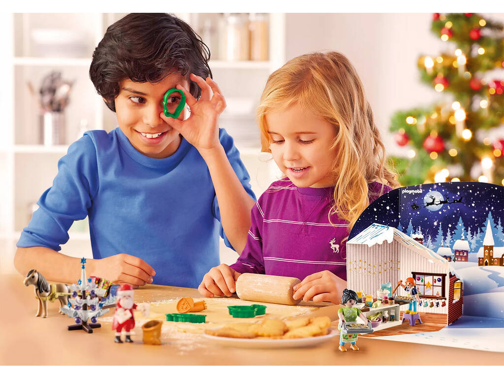Playmobil Calendário do Advento Loja de bolos de Natal 71088