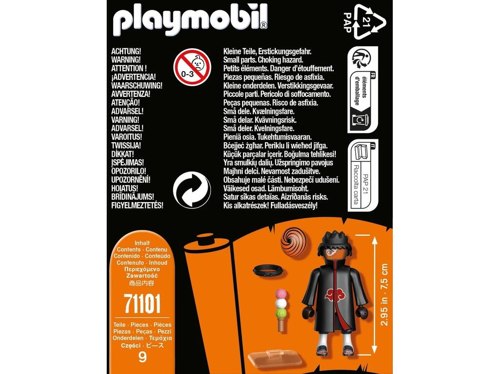 Playmobil Naruto Shippuden Figura Tobi 71101