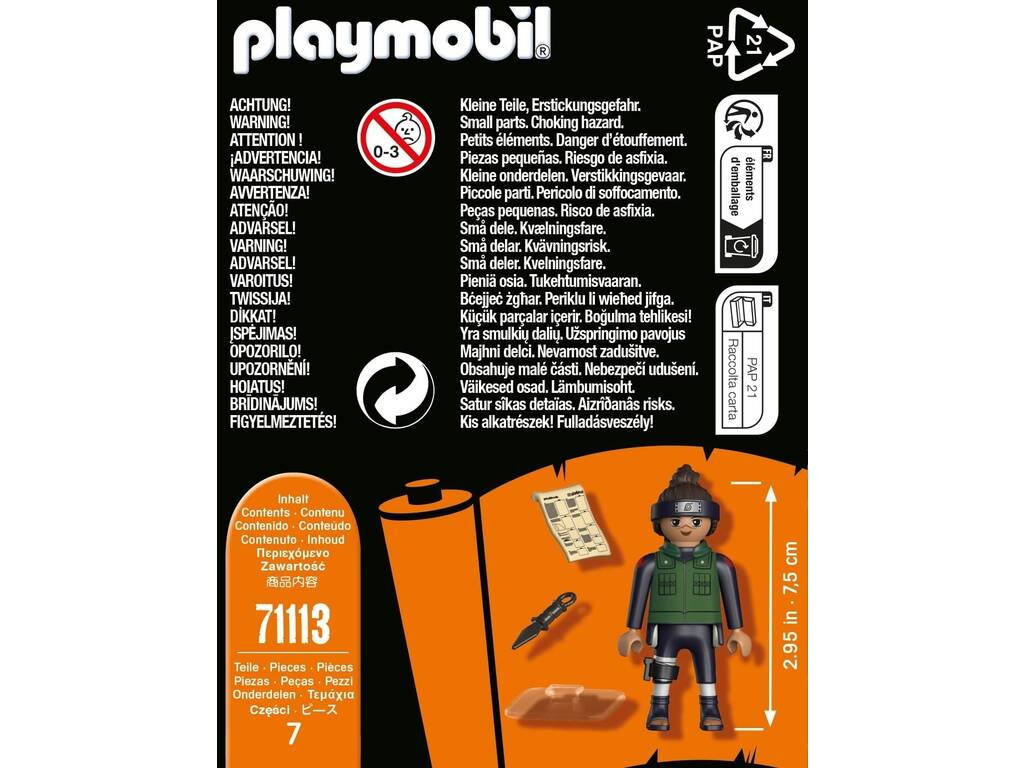 Playmobil Naruto Shippuden Figura Iruka 71113