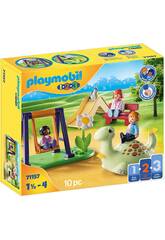 Playmobil 1.2.3 Terrain de jeux pour enfants Playmobil 71157