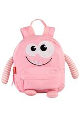 Mochila Creche PR Fluffy Rosa
