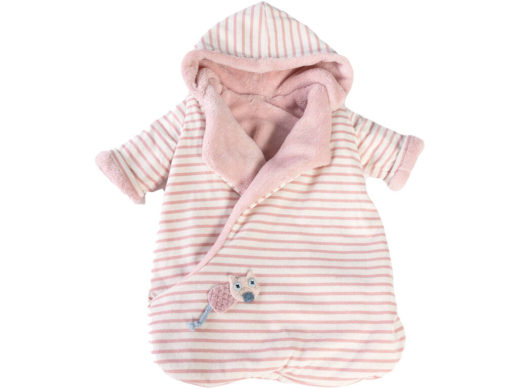 Bambola neonata Nica Sachetto invernale con maniche 42 cm. Antonio Juan 50279