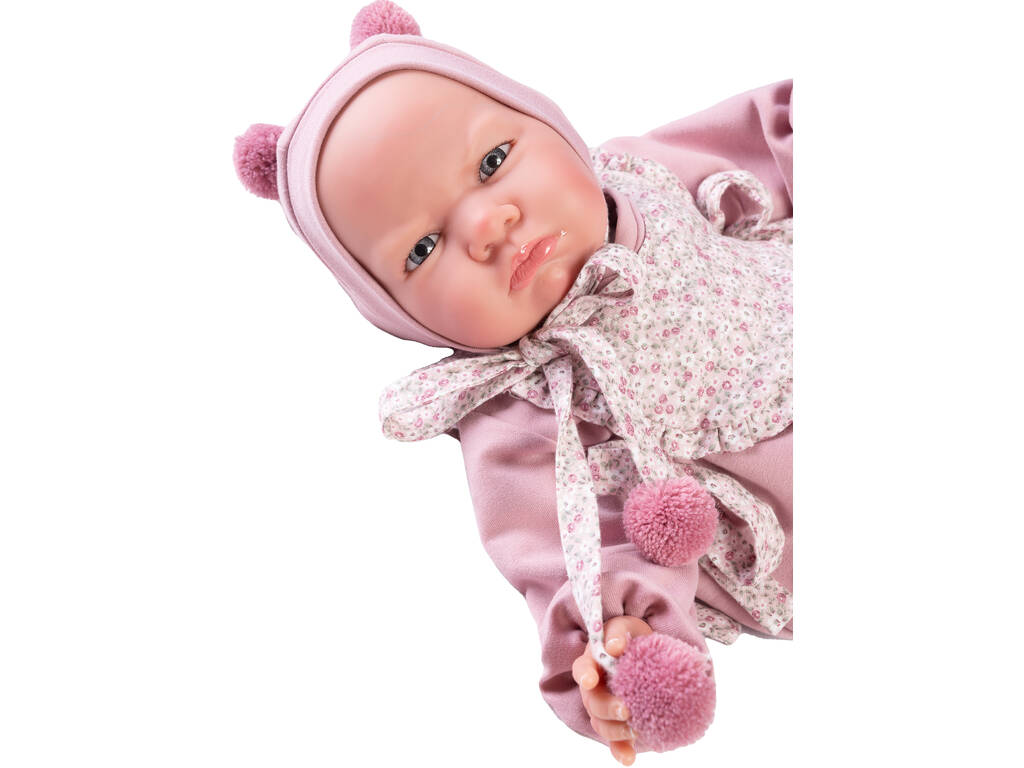 Bambola Il Mio Primo Reborn Berta Pelele con Dou Dou 52 cm. Antonio Juan 81274