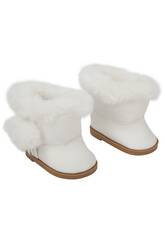 Ensemble Bottes blanches avec cheveux pour poupe 45 cm. Arias 6316