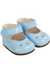 Jeu de chaussures bleues pour poupée de 40 cm. Arias 6377