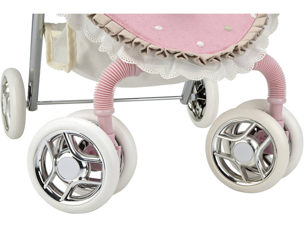 Paris Reborn Kinderwagen Puppenwagen mit Kapuze Arias 40823