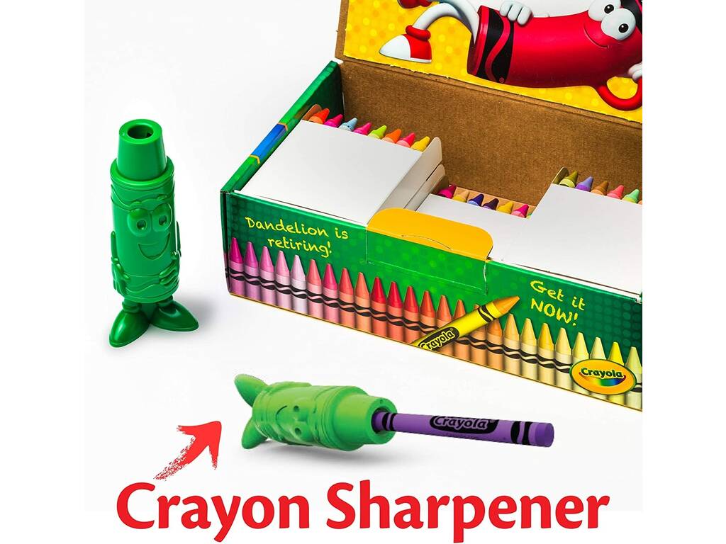 120 crayons de couleur Crayola avec taille-crayon Crayola Pet 52-6920
