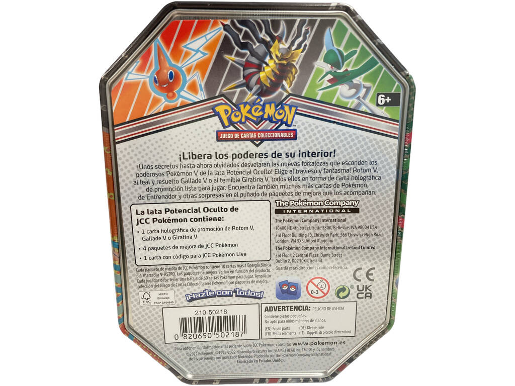 Pokémon TCG Lata Potencial Oculto Bandai PC50218