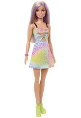 Barbie Fashionista Tuta con prisma arcobaleno Mattel HBV22