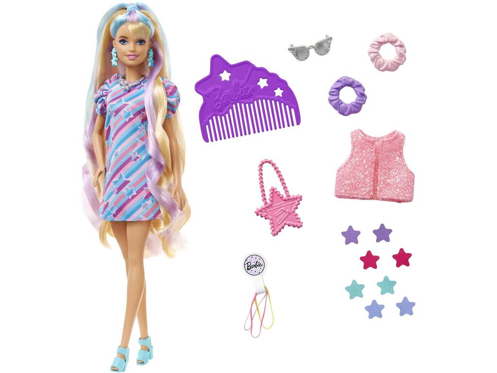 Barbie Totally Hair Capelli Extra Lunghi Stella Mattel HCM88