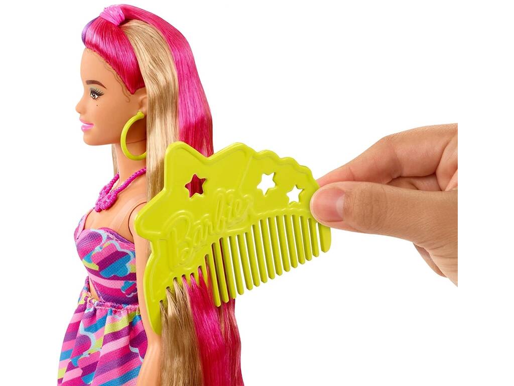 Barbie Totally Hair Pelo Extralargo Flor Mattel HCM89