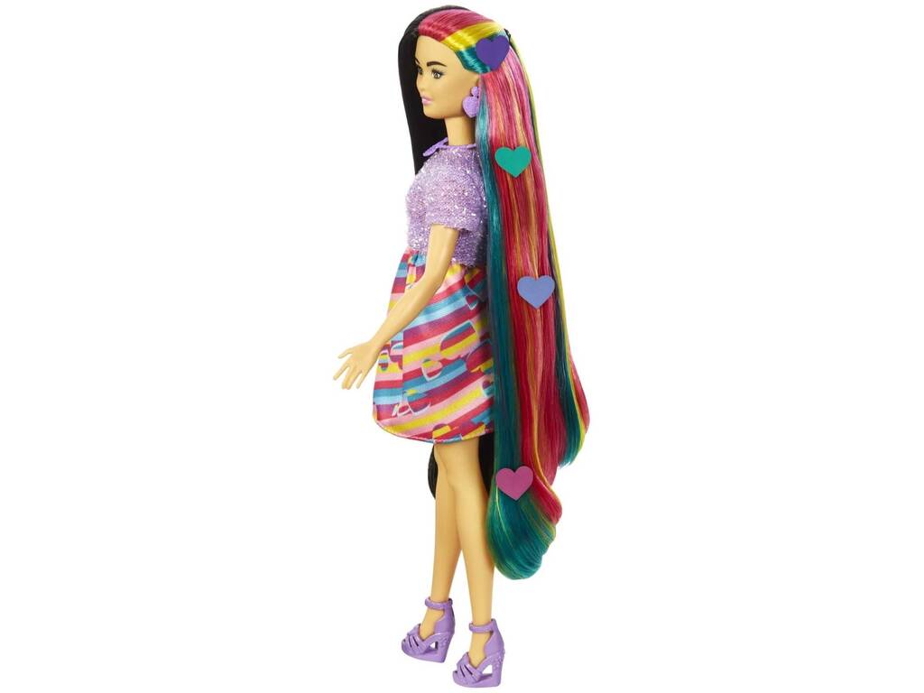 Barbie Totally Hair Pêlo Extralongo Corazão Mattel HCM90