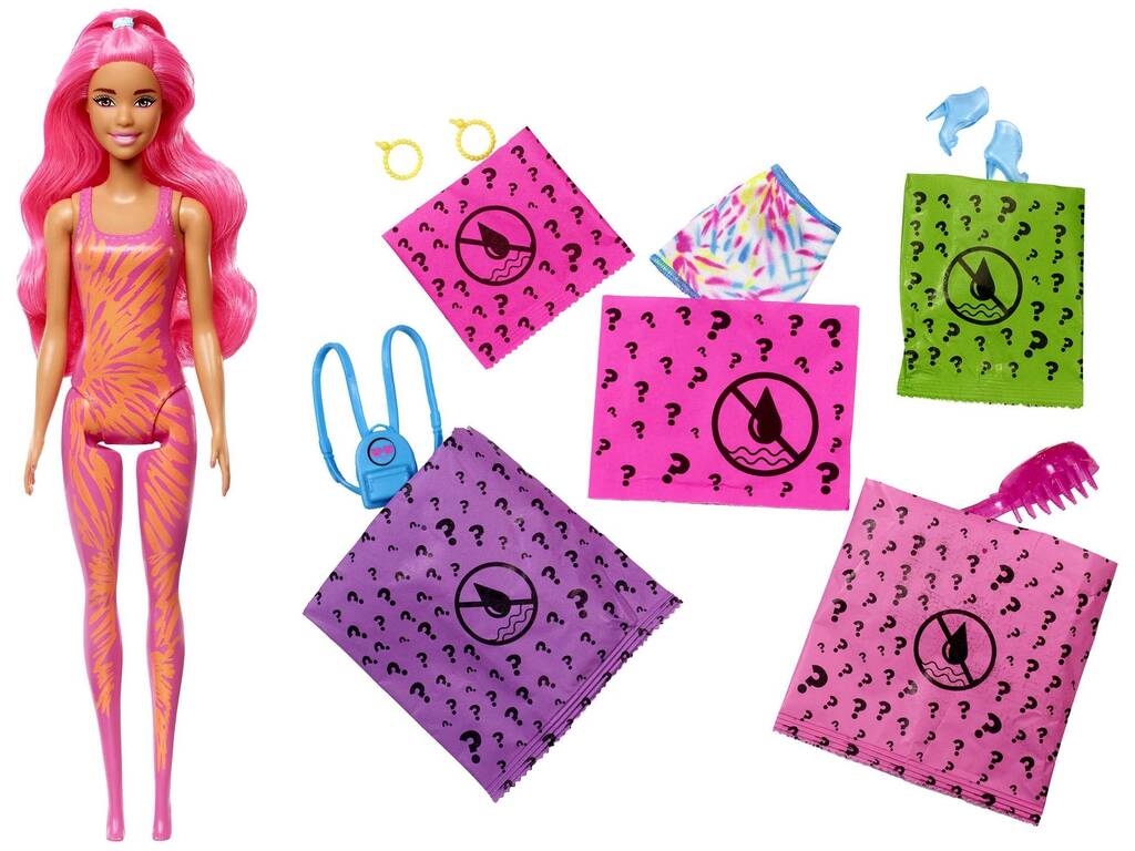 Barbie Color Reveal Neon Tie-Dye Series Mattel HCC67