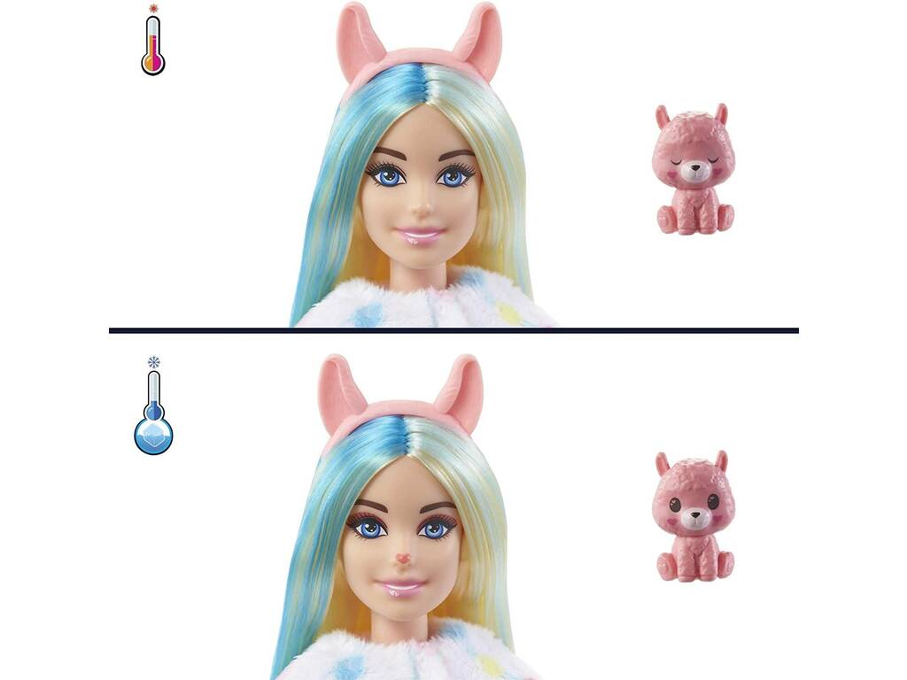 Barbie Cutie Reveal Muñeca Llama Mattel HJL60