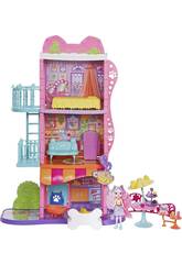 Enchantimals City Tails Caftria & Town House Palmer Pomerian Mattel HHC18