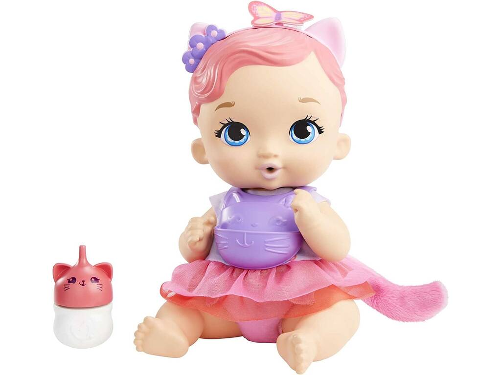 My Garden Baby Gattino Bebè e fa la pipì rosa Mattel HHL21