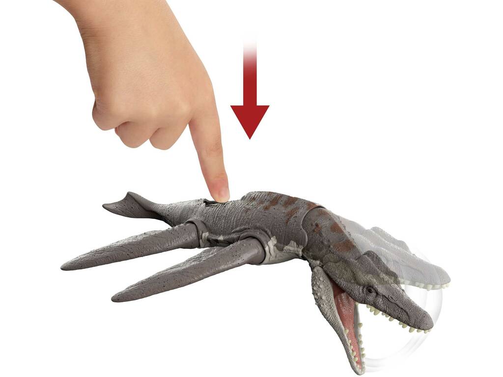Jurassic World Dominion Figura Liopleurodon com Sons Mattel HDX38